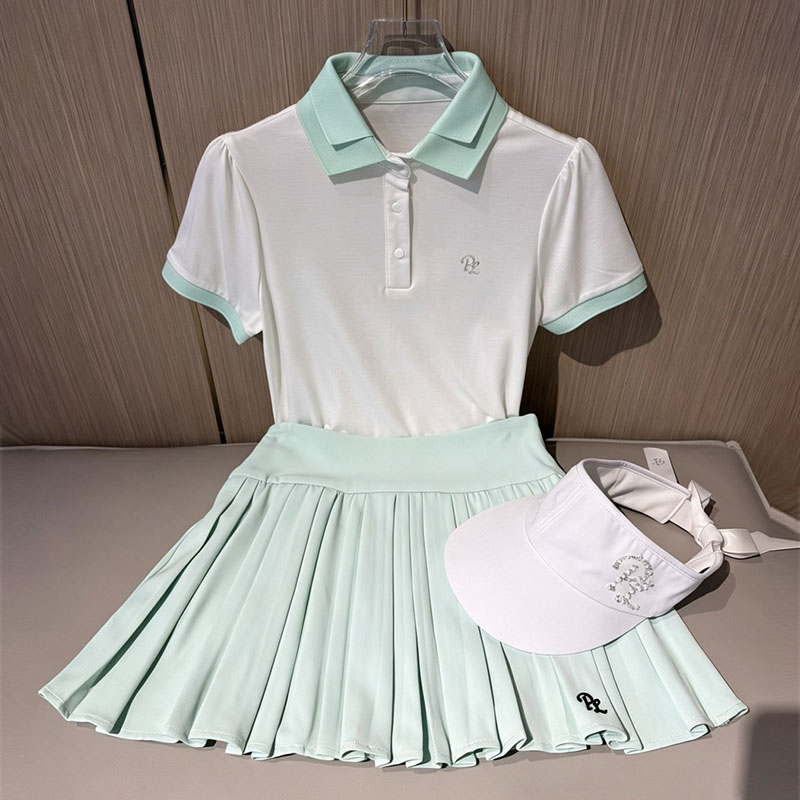 Golf Equipment Women - PL 골프 더블 칼라 폴로 셔츠