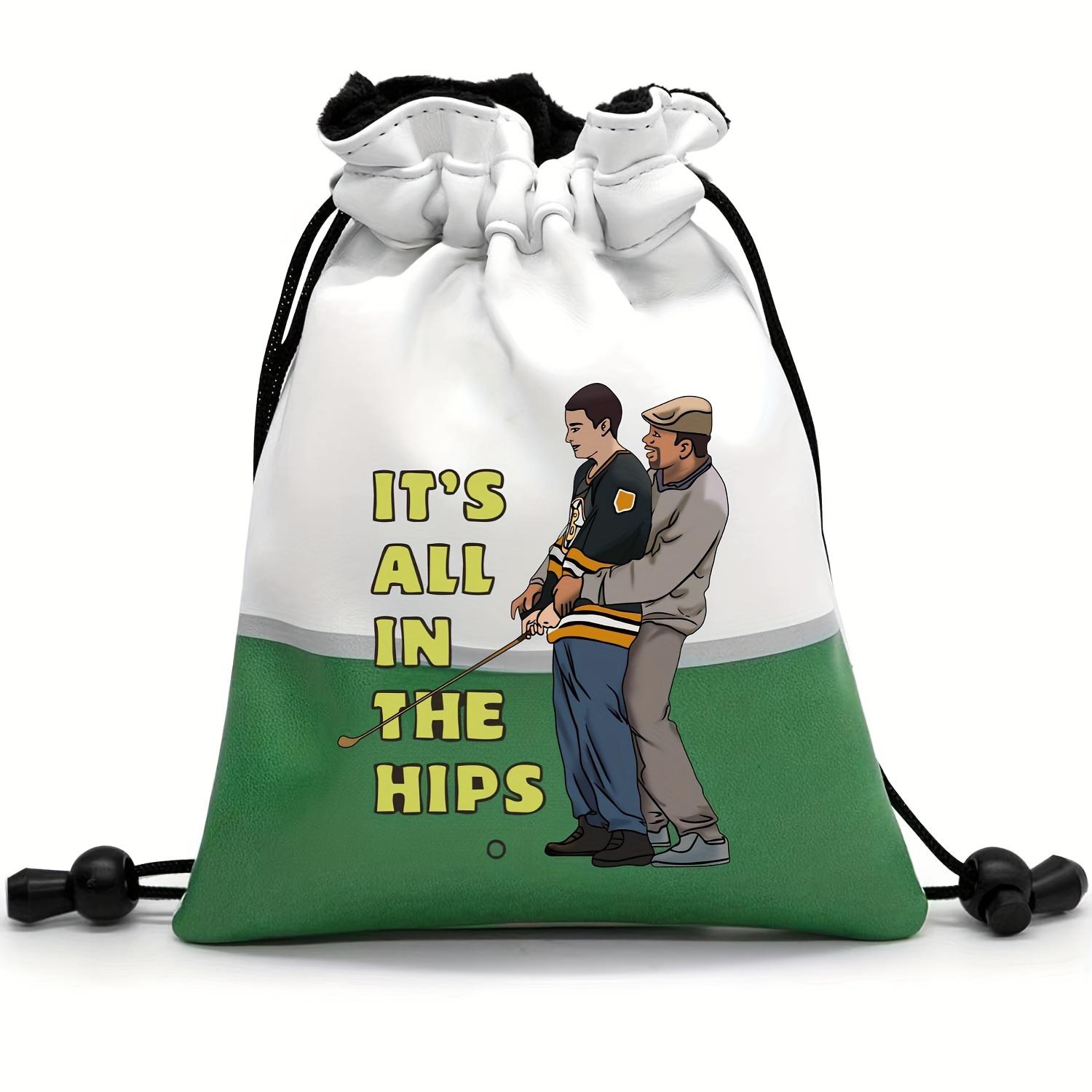 Golf Bag Stand Cart - 재미있는 골프 귀중품 파우치, PU 가죽