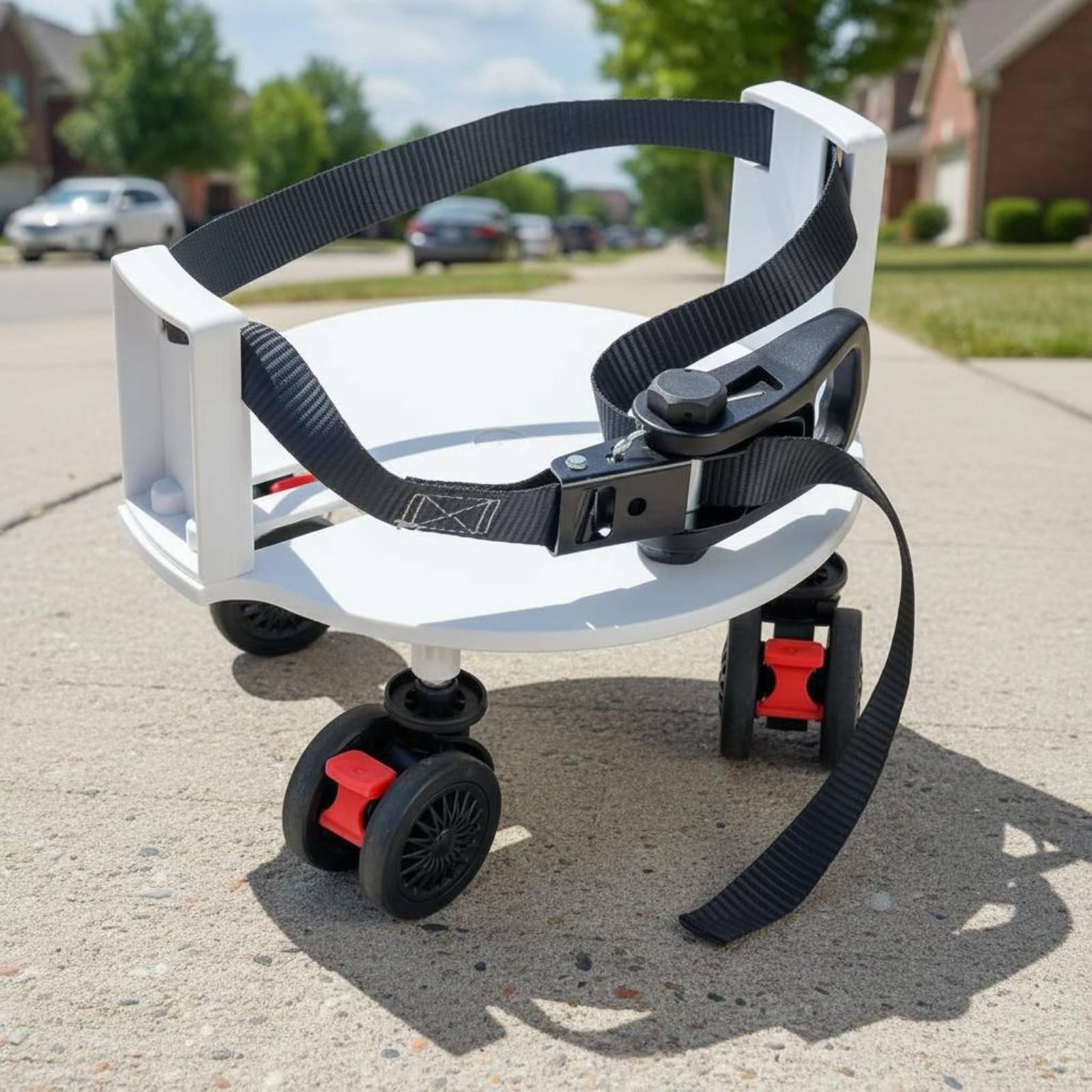 Golf Bag Stand Cart - 휴대용 골프 장비 스탠드, 360도 회전
