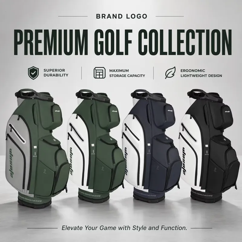 Golf Bag Stand Cart - 워소페 14웨이 골프 카트백 방수 나일론