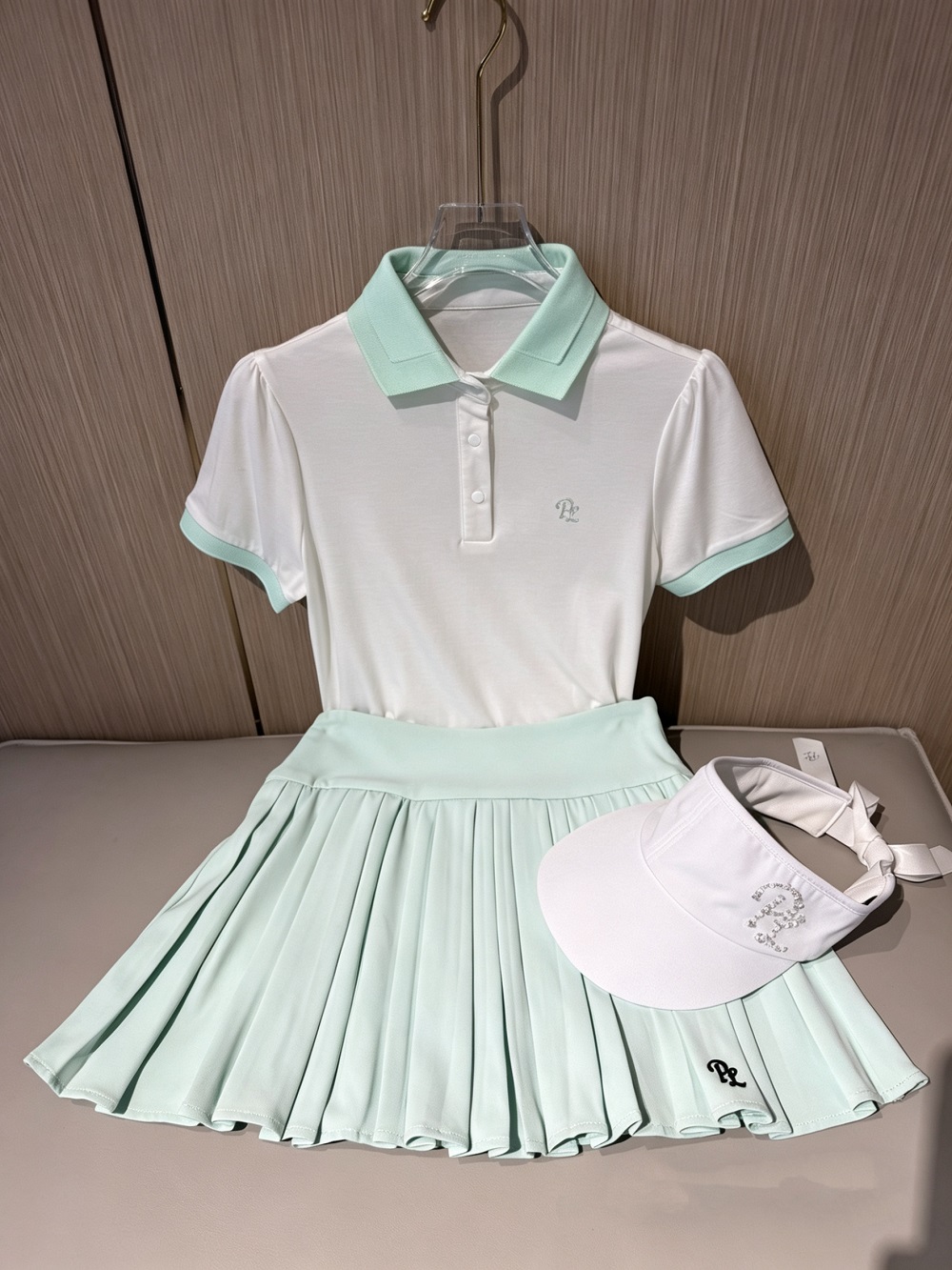 PL 골프 더블 칼라 폴로 셔츠 여성용 반팔 탄성 탑  - Golf Equipment Women 리뷰 및 가격