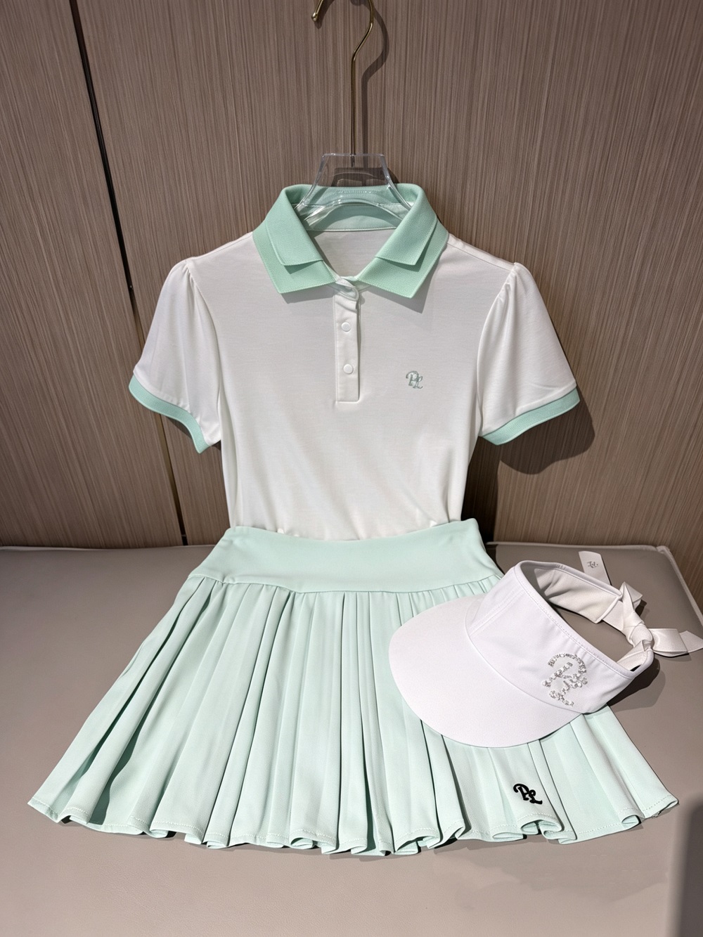 PL 골프 더블 칼라 폴로 셔츠 여성용 반팔 탄성 탑  - Golf Equipment Women 리뷰 및 가격