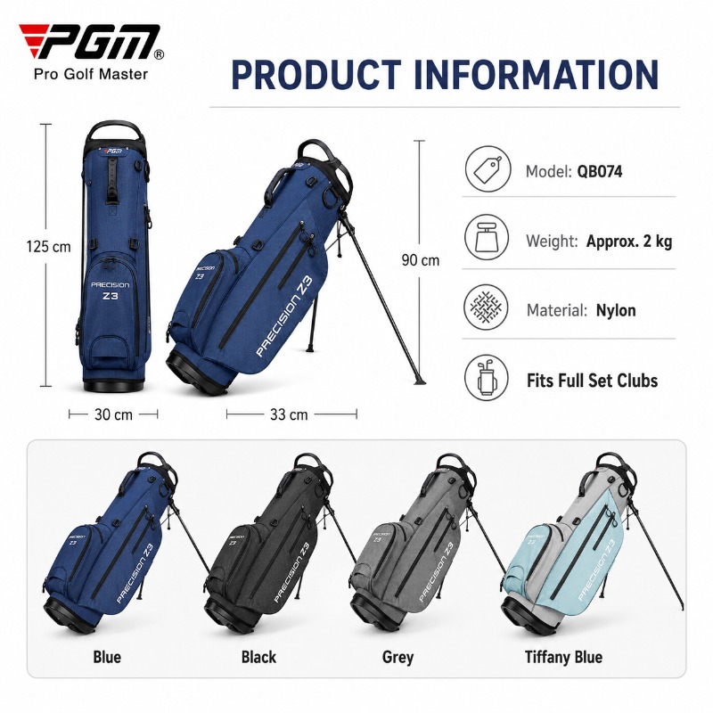 PGM 골프 스탠드 백 경량 2kg 캐리 백 남성 여성 - Golf Bag Stand Cart 리뷰 및 가격
