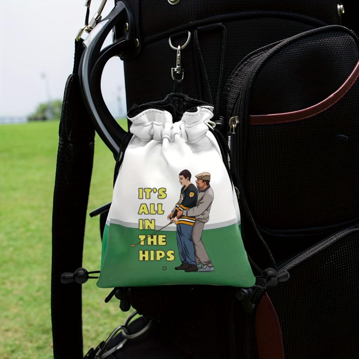 재미있는 골프 귀중품 파우치, PU 가죽 골프 티 파우 - Golf Bag Stand Cart 리뷰 및 가격