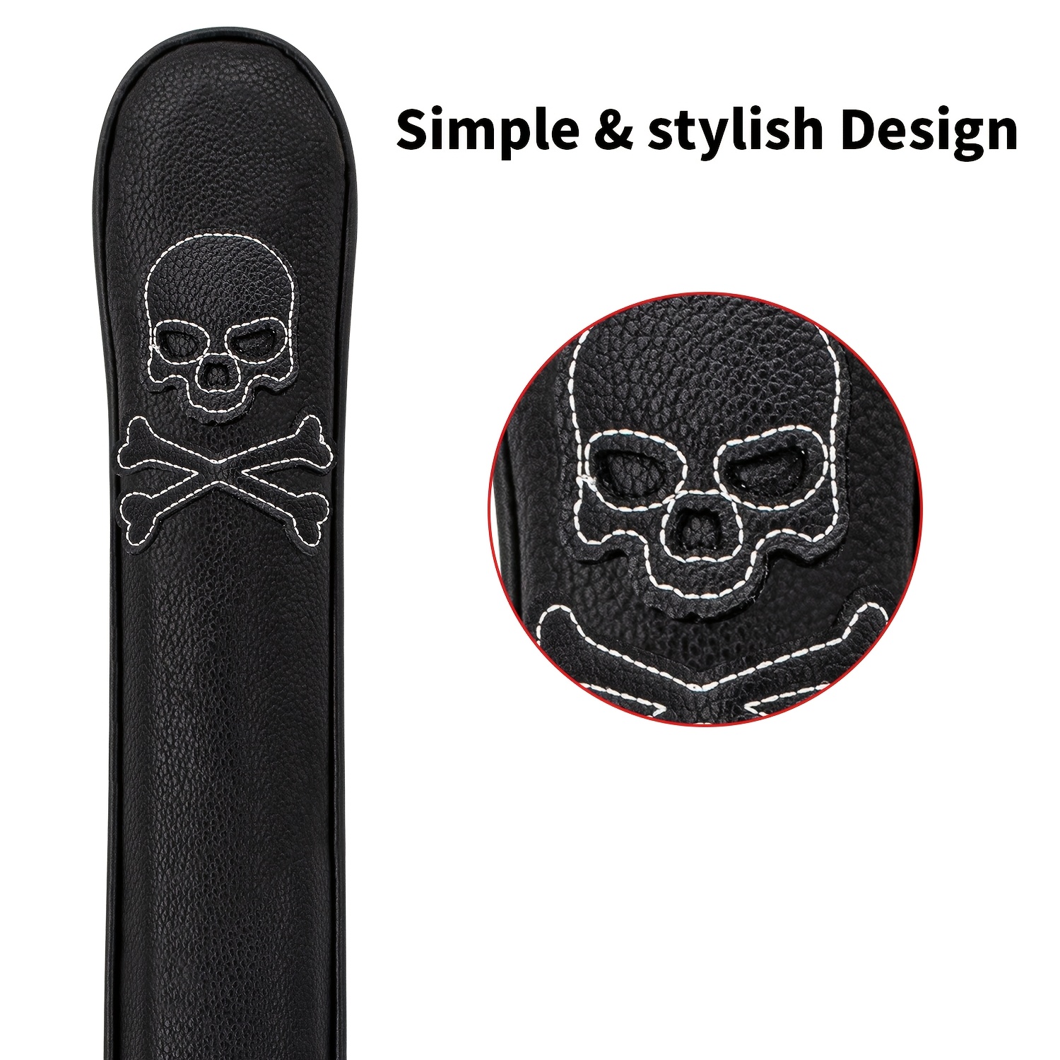 1pc 해골 모양 방향 지정 가능 골프 클럽 헤드 커버 - Golf Equipment Deals 리뷰 및 가격