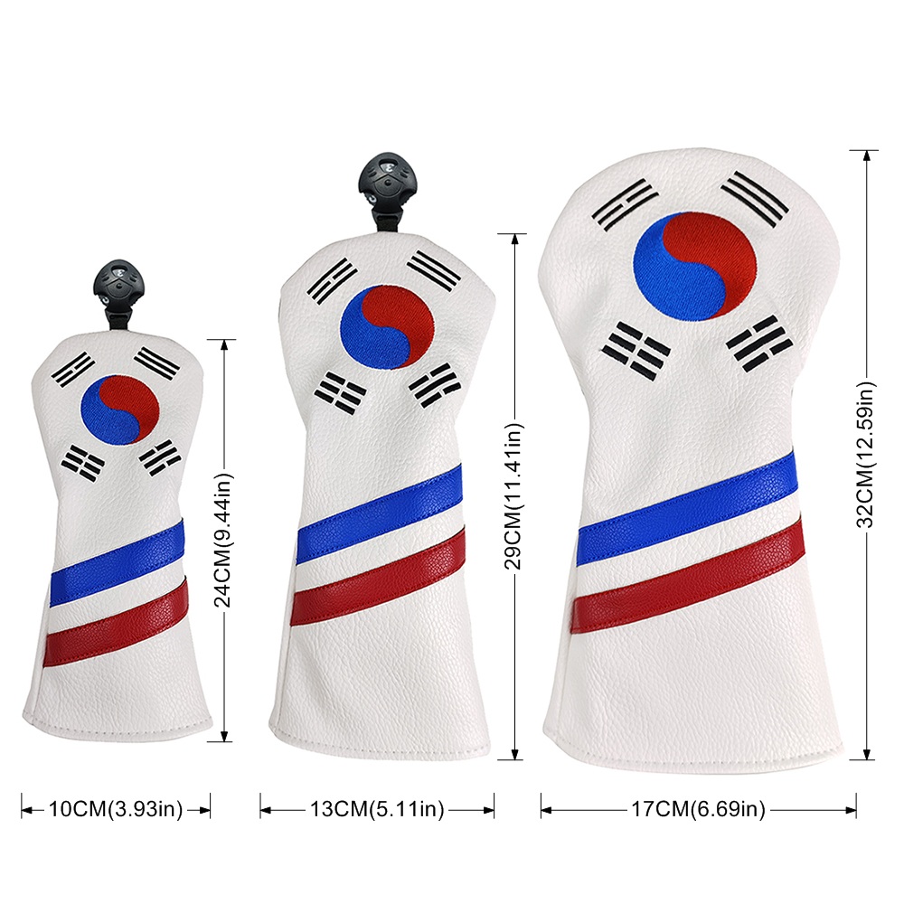 한국 애국 골프 헤드커버 세트 - 독특한 디자인의 아이 - Golf Equipment Deals 리뷰 및 가격