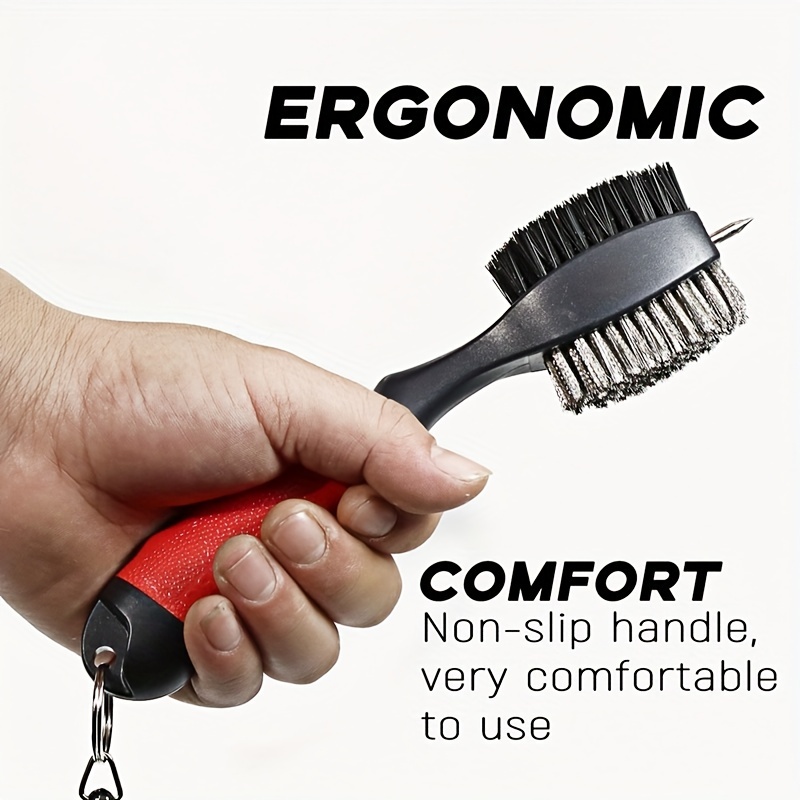 골프 클럽 청소 브러시 ​​홈 클리너, 접이식 대형 헤 - Golf Equipment Gifts 리뷰 및 가격