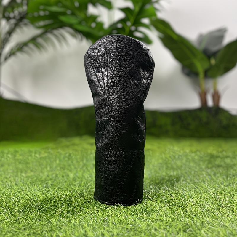 레트로 블랙 포커 골프 클럽 헤드 커버 - 두꺼운 충돌 - Golf Equipment Deals 리뷰 및 가격