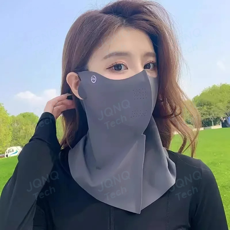 자외선 차단 여름 넥 스카프 아이스 실크 페이스 마스크 - Golf Equipment Women 리뷰 및 가격